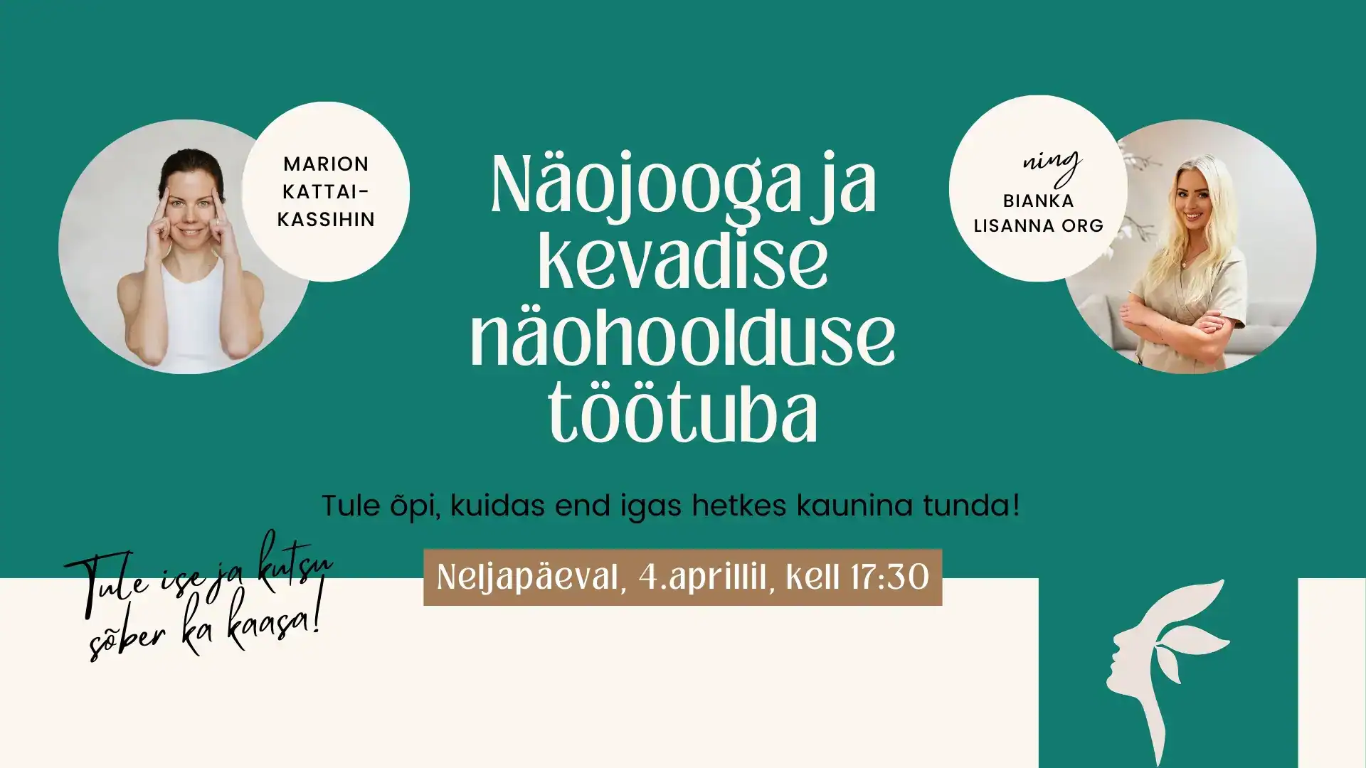 Näojooga ja näohoolduse töötuba Viimsis