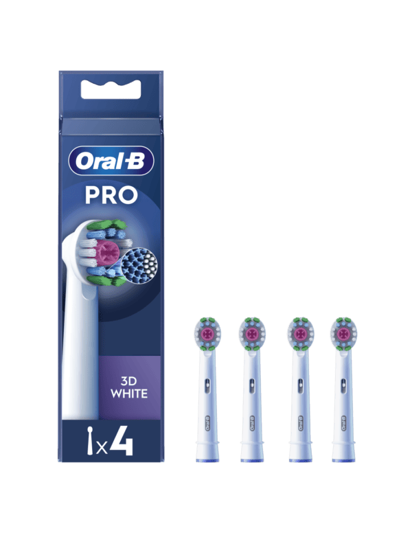 Oral-B 3D White Brush varuotsikud 4tk Oral-B 3D White Brush varuotsikud 4tk