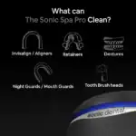 Sonic dental pro kapede ja proteeside puhastusseade
